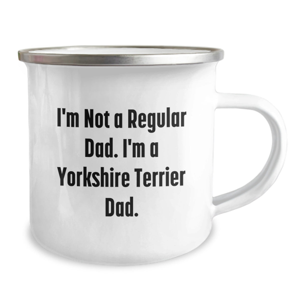 Yorkshire Terrier Dad Camping Mug, Funny Quote, Valentine's Unique Gifts for Men, Yorkshire Terrier Dog Lovers, Ideal Gift from Family, Friends, or Coworkers - Image 2