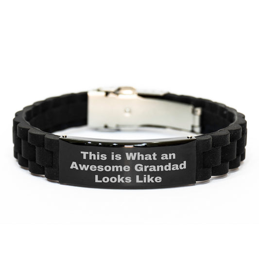 A Heartfelt Tribute to Awesome Grandads with Glide lock Clasp Bracelet on Valentine's Gifts from Family Members - Image 1