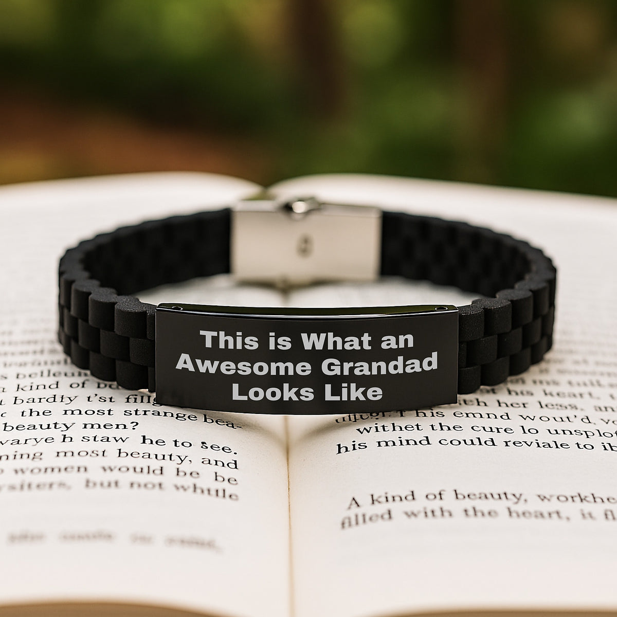 A Heartfelt Tribute to Awesome Grandads with Glide lock Clasp Bracelet on Valentine's Gifts from Family Members - Image 2