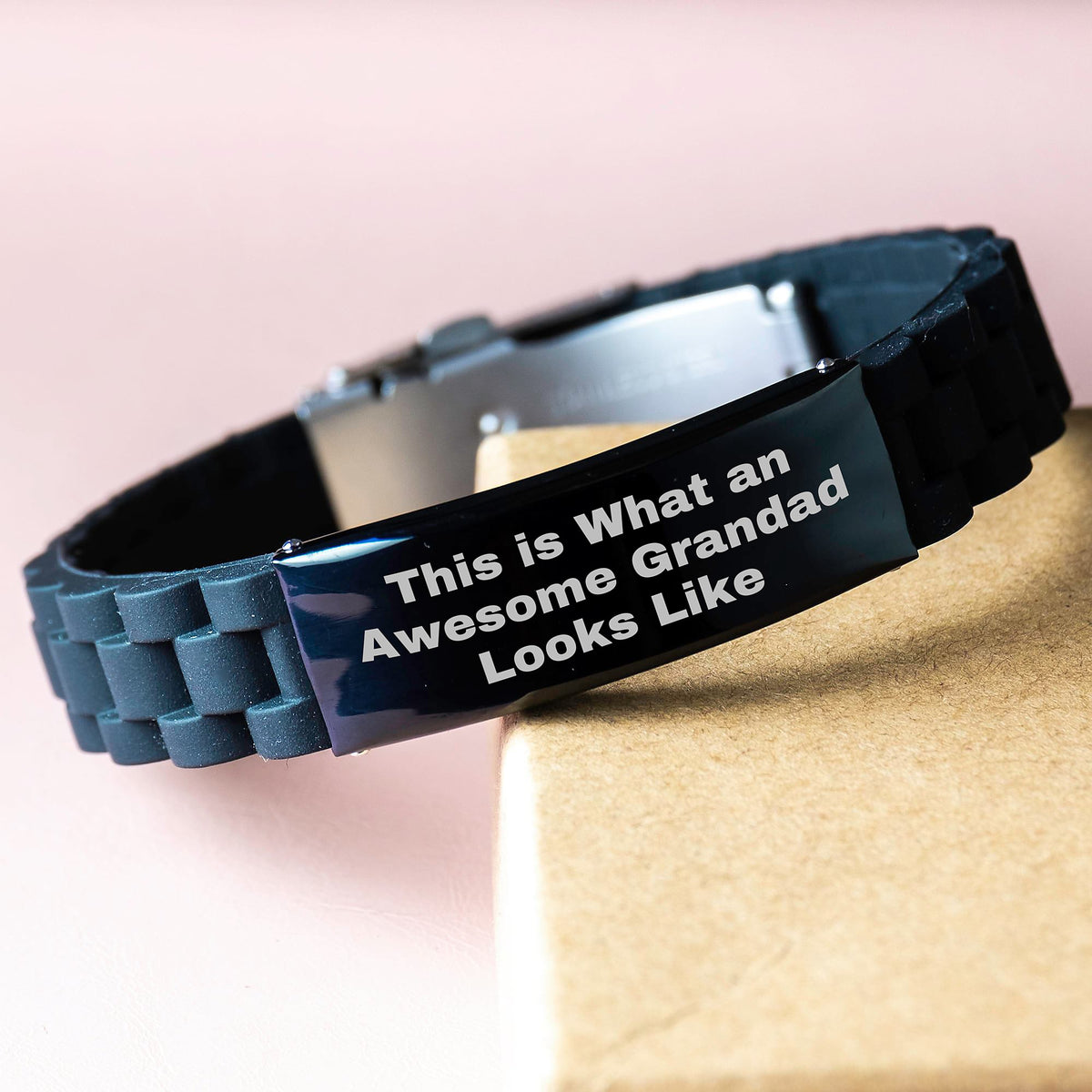 A Heartfelt Tribute to Awesome Grandads with Glide lock Clasp Bracelet on Valentine's Gifts from Family Members - Image 3
